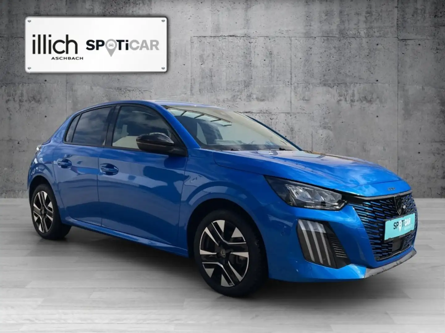 Peugeot 208 Allure Benzin 100 Blau - 1