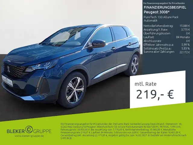 Peugeot 3008 Allure Pack AUTOM LED NAVI GJR