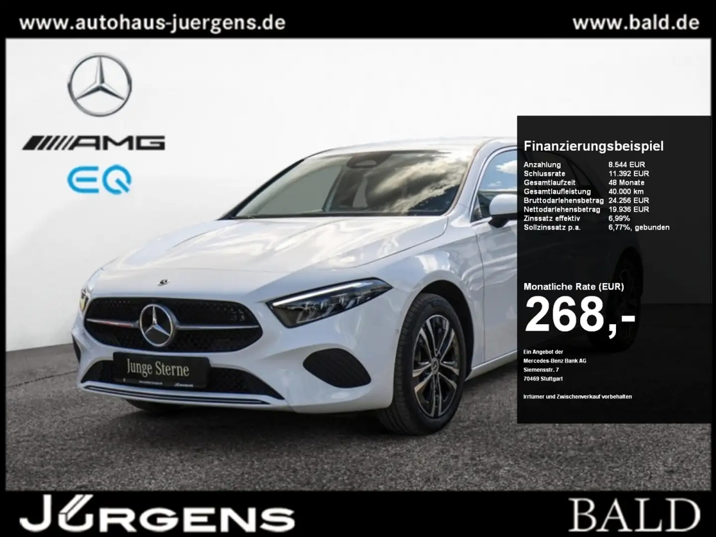 Mercedes-Benz A 250 e Progressive/LED/Cam/AHK/Winter/Mopf/17' White - 1