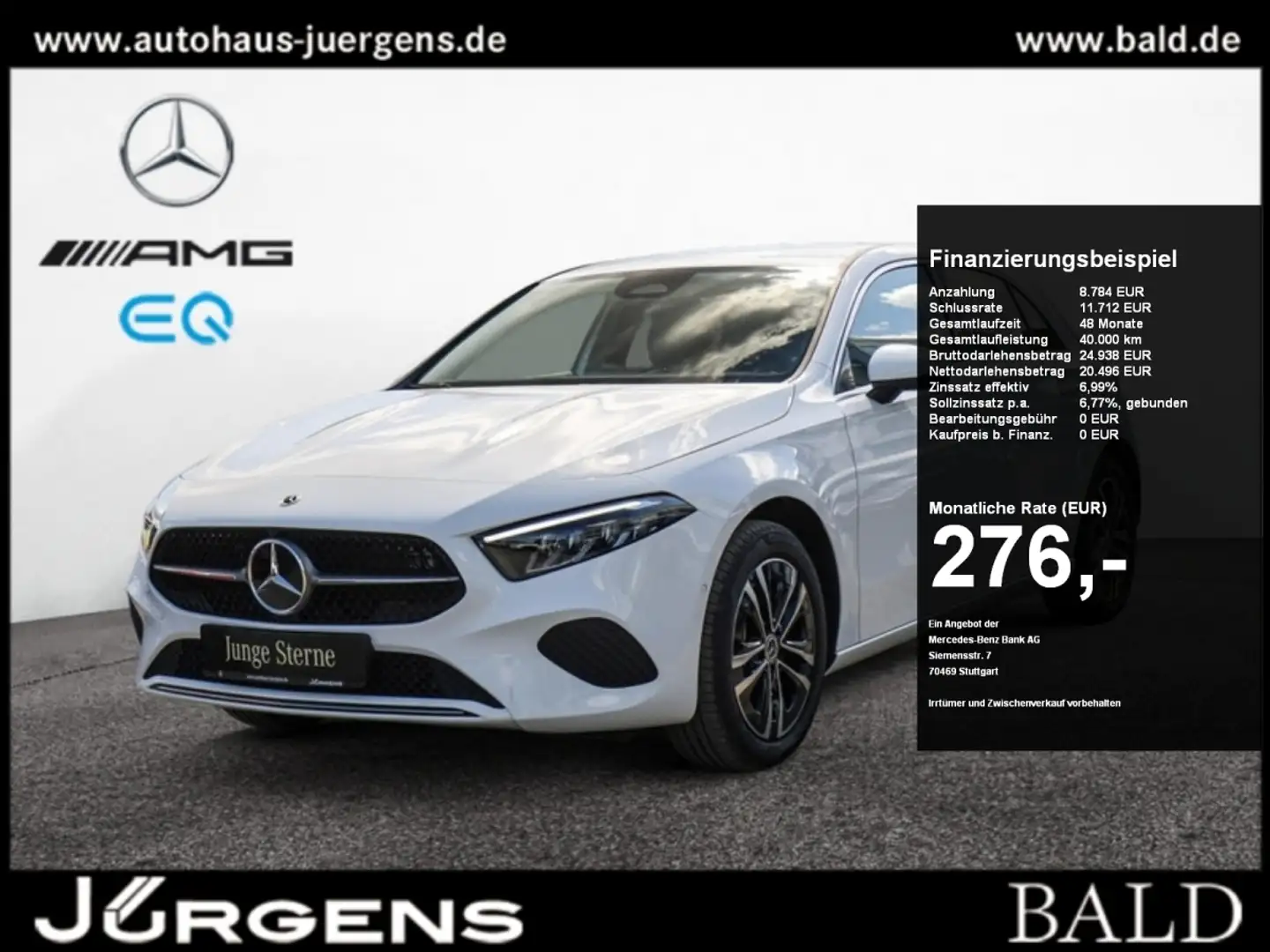 Mercedes-Benz A 250 e Progressive/LED/Cam/AHK/Winter/Mopf/17' Wit - 1