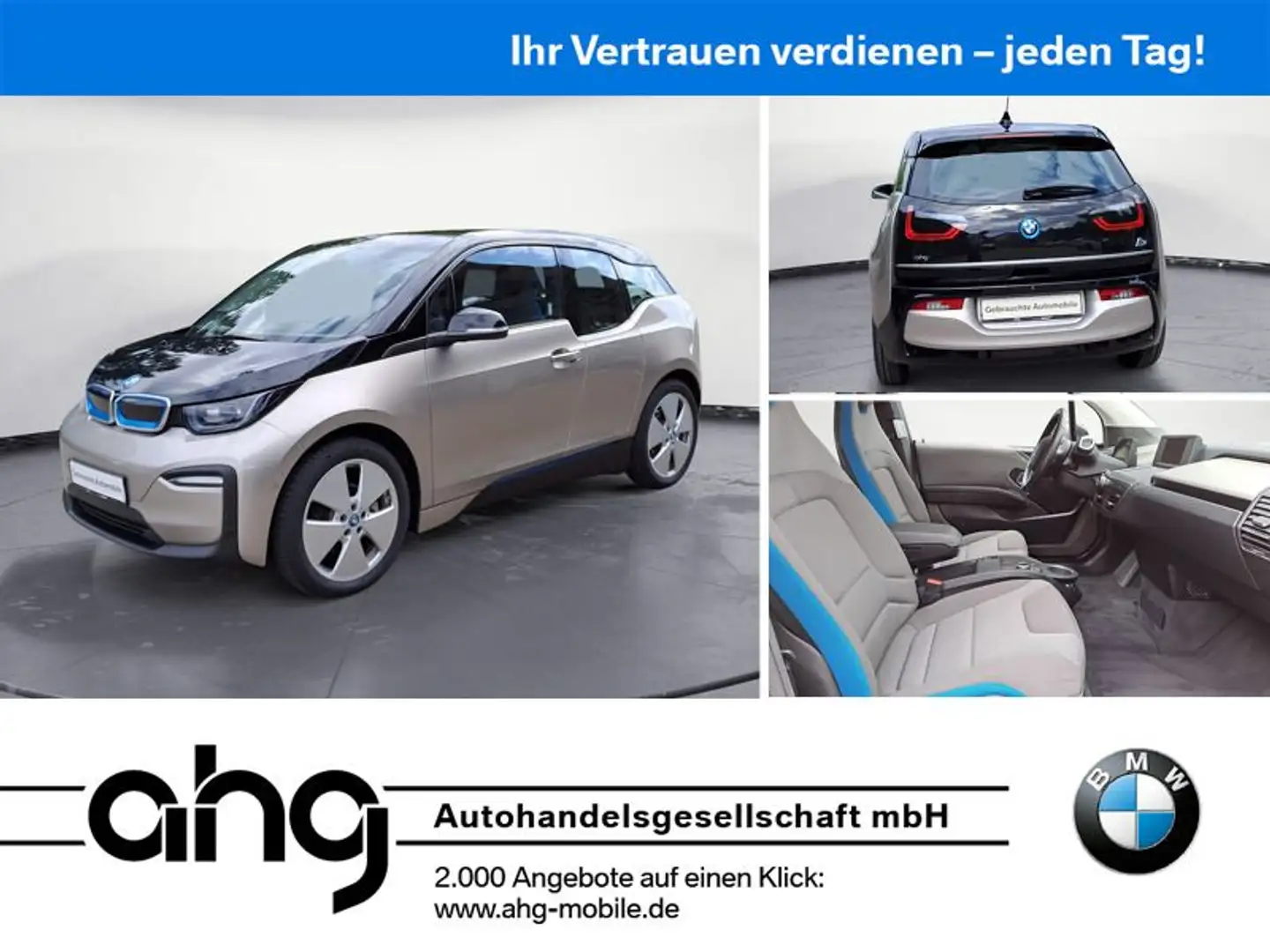 BMW i3 (120 Ah), Navi Business Klimaaut. PDC Blau - 1