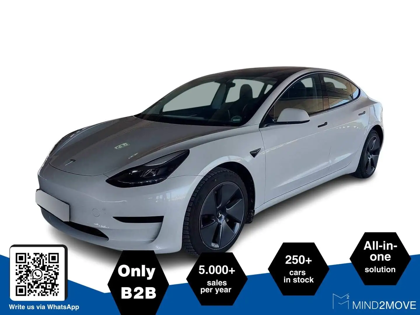 Tesla Model 3 RWD 60 kwH Weiß - 2
