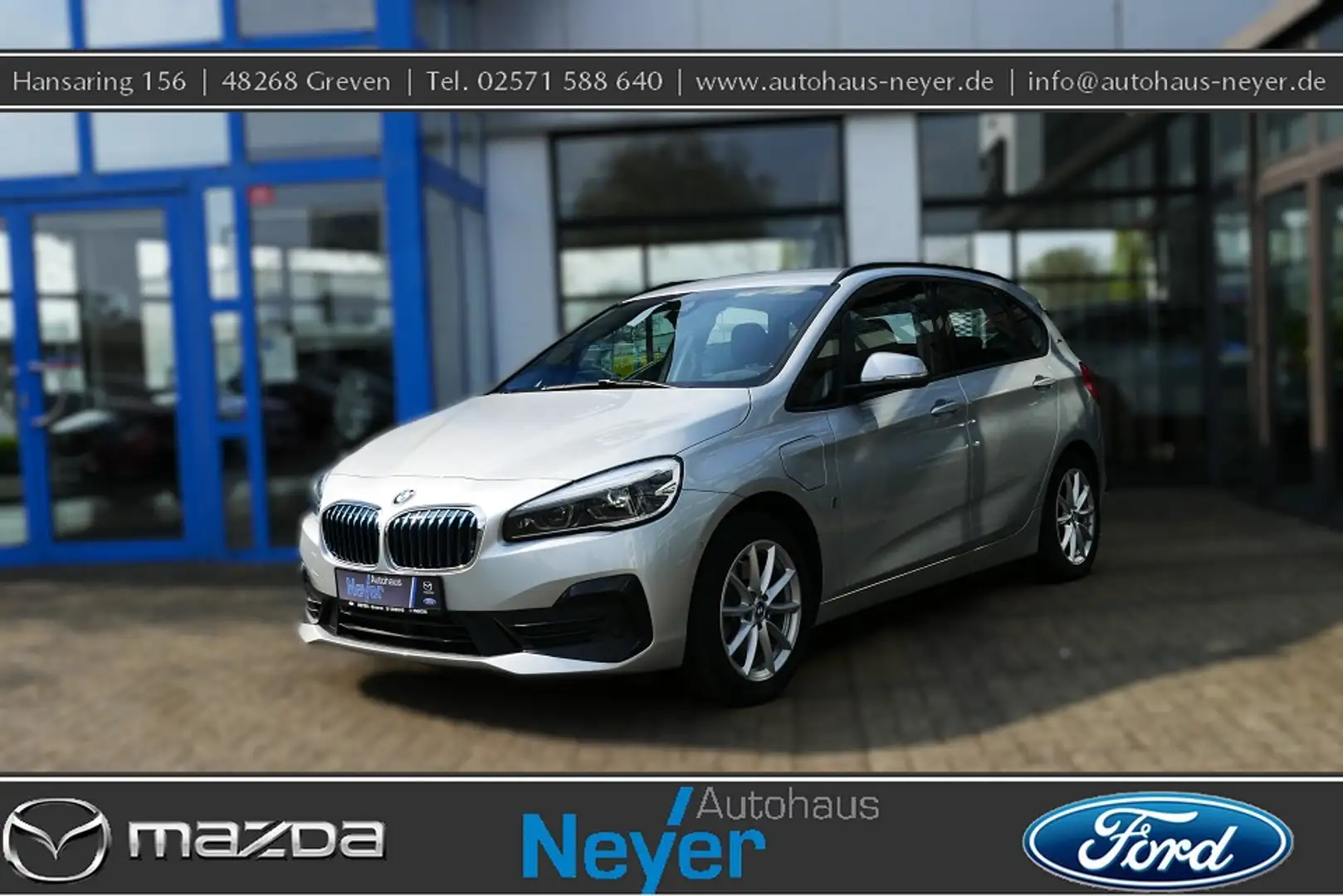 BMW 225 xe Active Tourer Advantage *Navi PDC LED SHZ* Zilver - 1