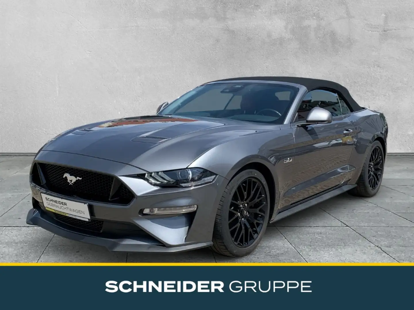Ford Mustang GT Convertible 5.0 Ti-VCT V8 Aut. +LEDER Grau - 1