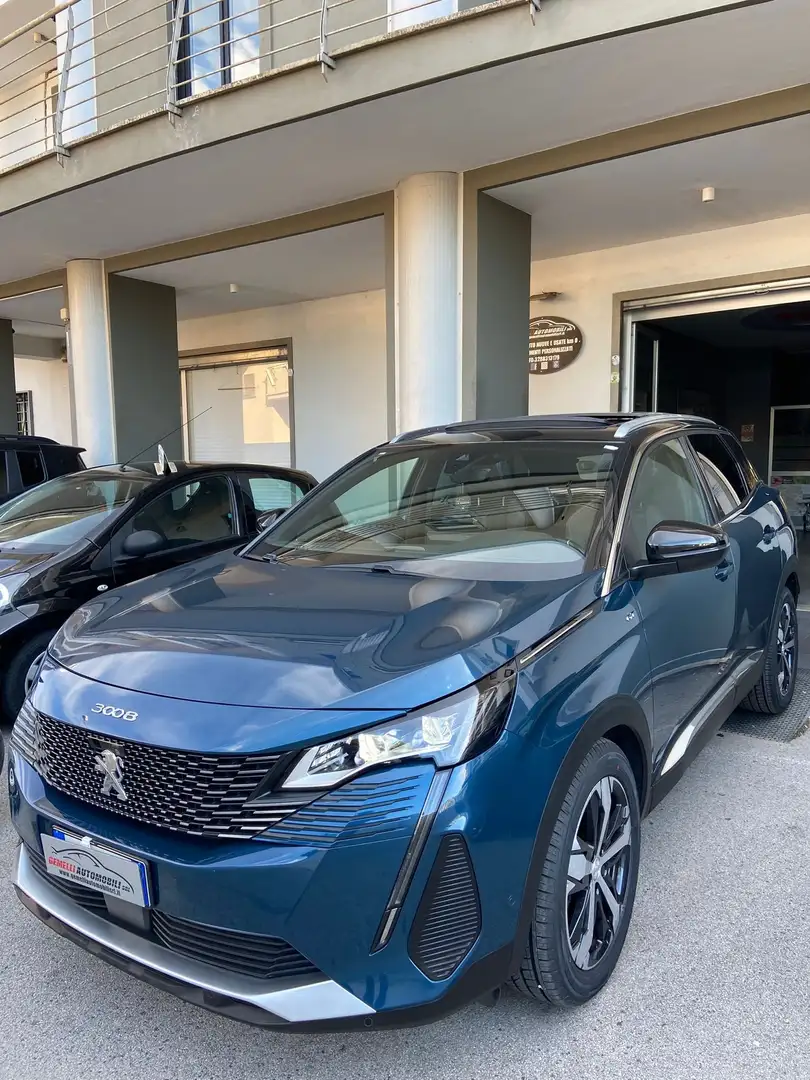 Peugeot 3008 1.5 DISEL 130CV GT 10/2021+TETTO APRIBILE+XENO+NAV Bleu - 1