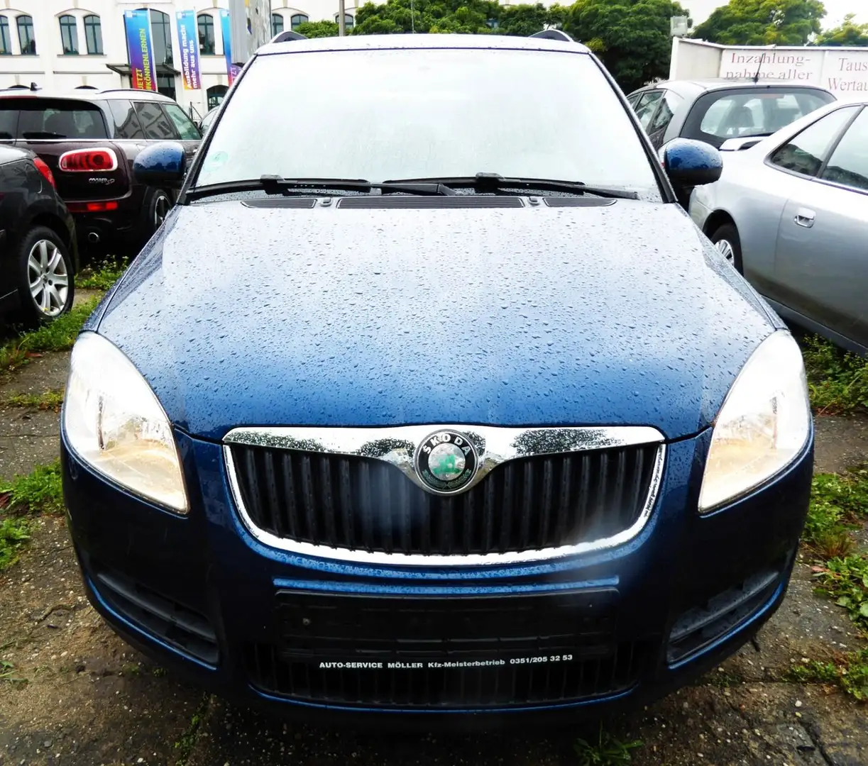 Skoda Fabia Combi 1.6i Klima, Tempom. BC, Allwetter,E4 Albastru - 2