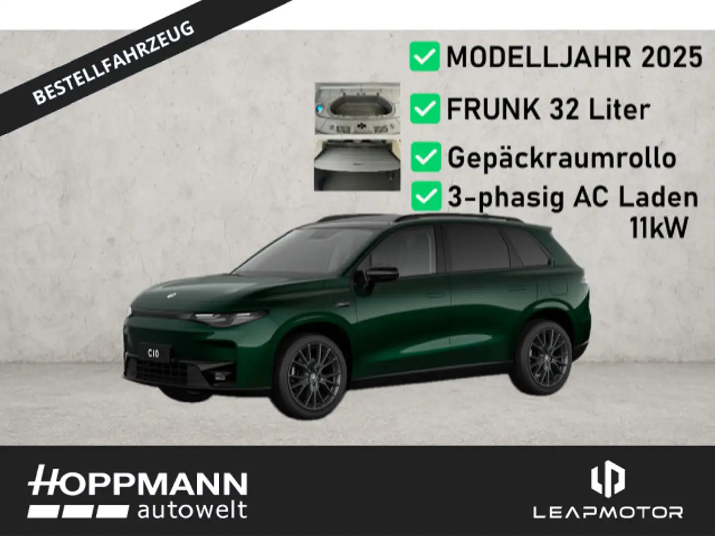 Leapmotor C10 DESIGN Elektro LFP 69,H *MODELLJAHR 25* Grün - 1