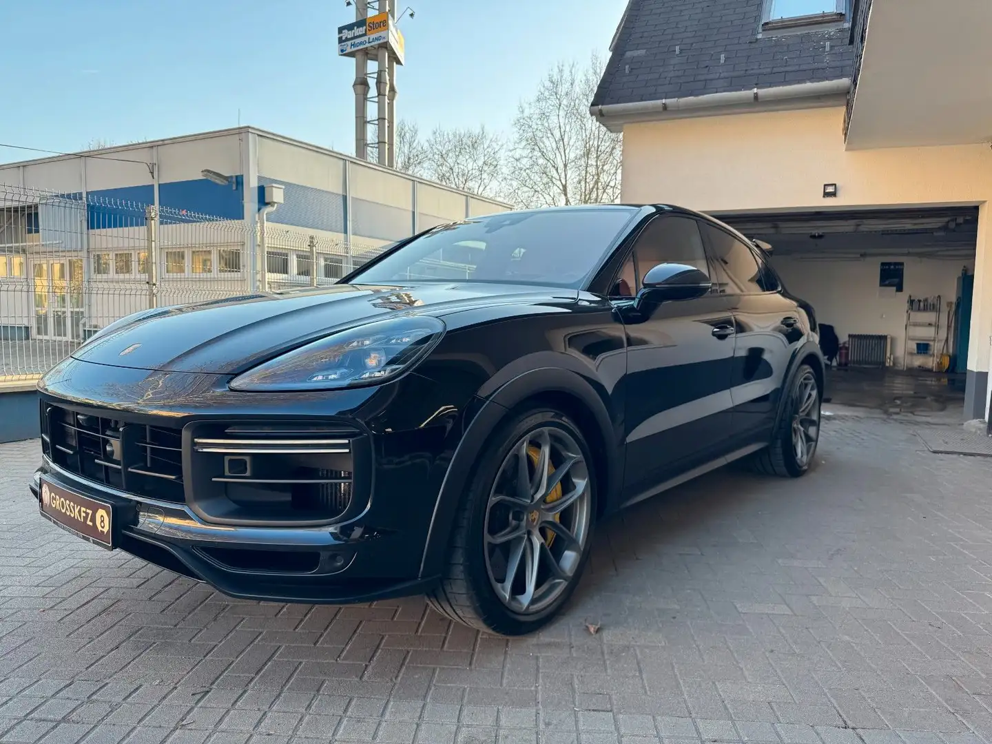 Porsche Cayenne Coupe Turbo GT VOLL,NIght Vision,Burmest Zwart - 1