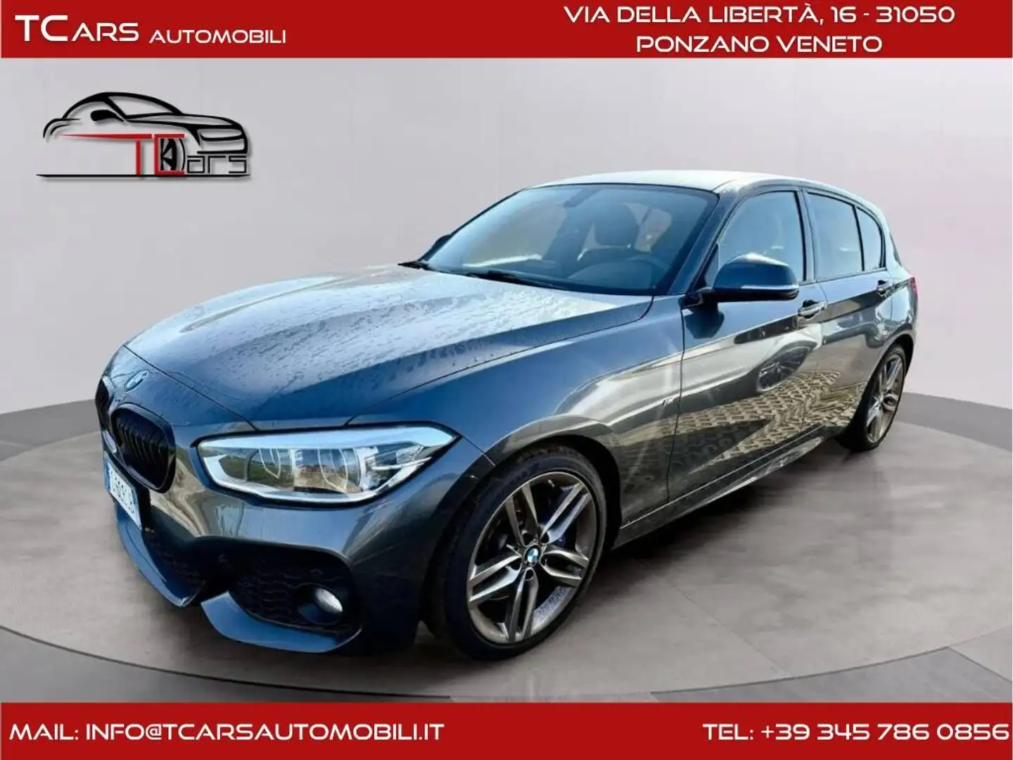BMW 118 MSPORT AUTOMATICA GARANZIA 3 ANNI TOP Gris - 2
