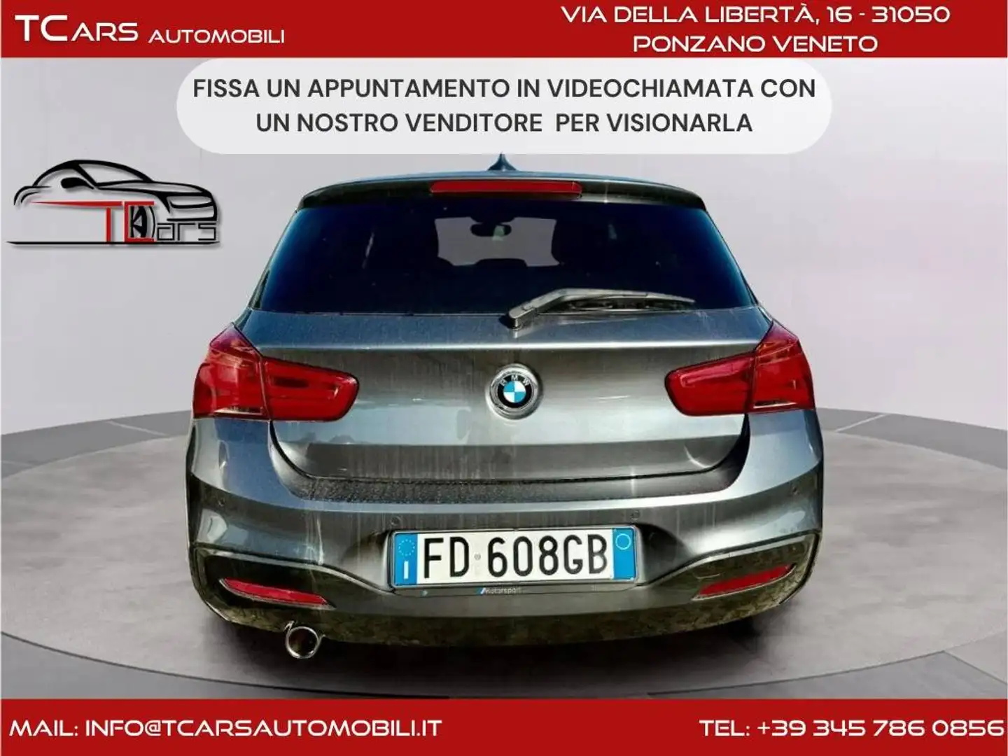BMW 118 MSPORT AUTOMATICA GARANZIA 3 ANNI TOP Gris - 1
