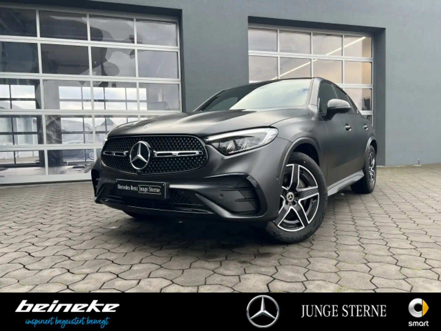 Mercedes-Benz GLC 300 GLC 300 4M Coupé AMG Magno Pano AHK Night RFK SH Grau - 2
