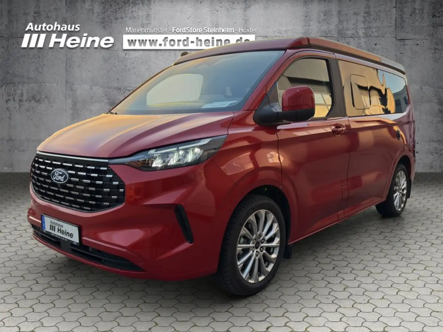 Ford Tourneo Custom Nugget 320 L1 VA Autm. Titanium*AHK*PV-ANLAGE*LMF* Rot - 1