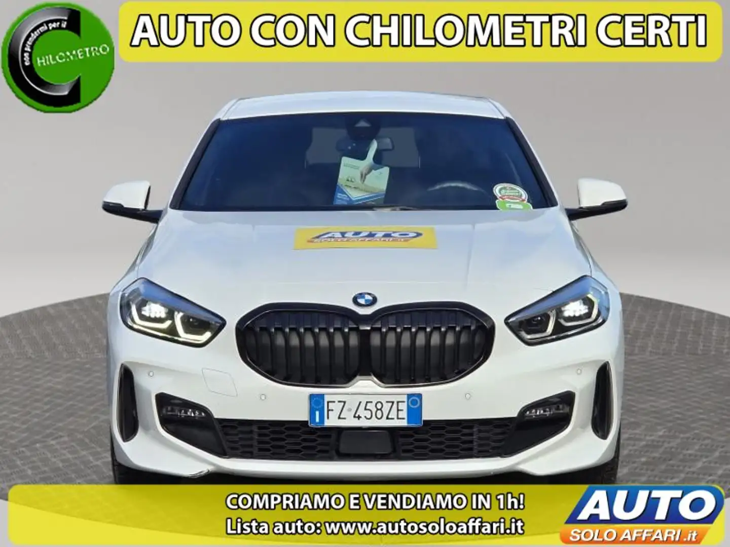 BMW 116 116d MSPORT AUTOMATICA EU6D LED/NAVI/NEOPATENTATI Bianco - 2