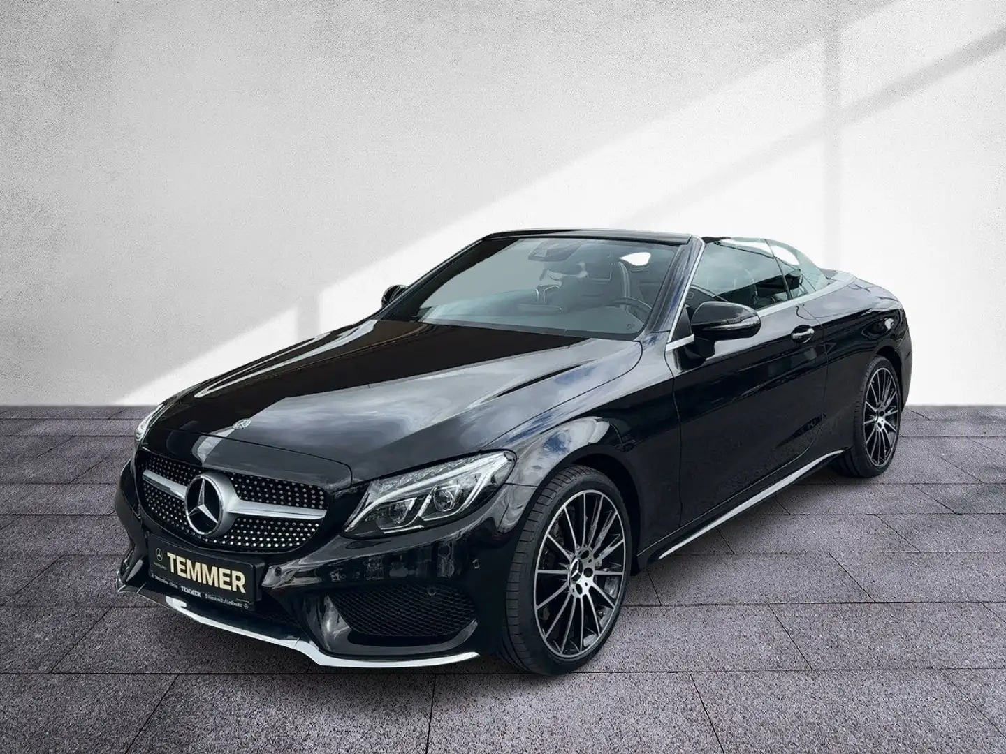 Mercedes-Benz C 400 4MATIC Cabriolet AMG AHV MBeam Comand RKam Schwarz - 2