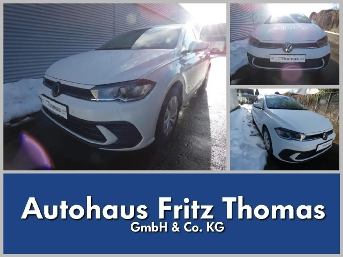 Volkswagen Polo 1.0 Life LED PDC App-Connect LaneAssist Klima Weiß - 1