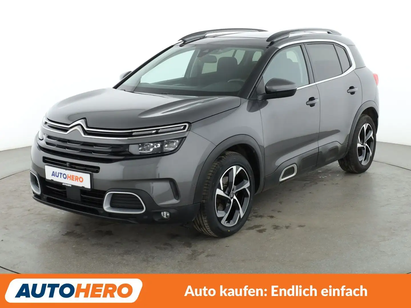 Citroen C5 Aircross 2.0 Blue-HDi Feel Aut.*NAVI*TEMPO*PDC*SHZ* Gris - 1