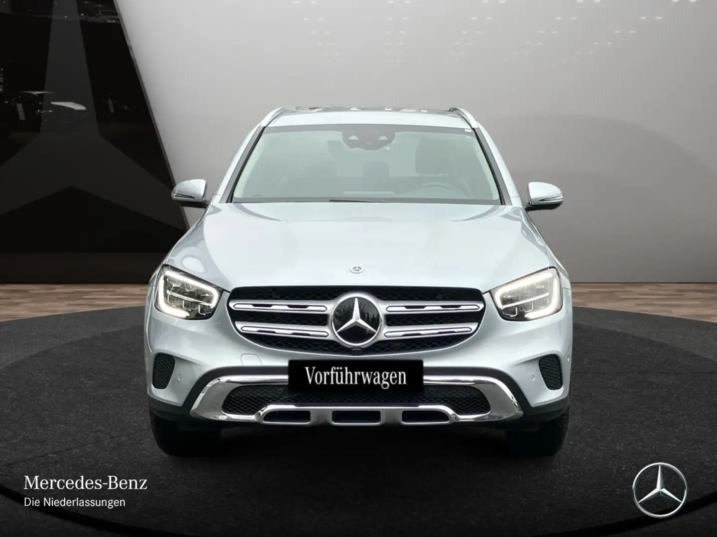 Mercedes-Benz GLC 400 d 4M 360+AHK+LED+STHZG+FAHRASS+KEYLESS+9G Silber - 2