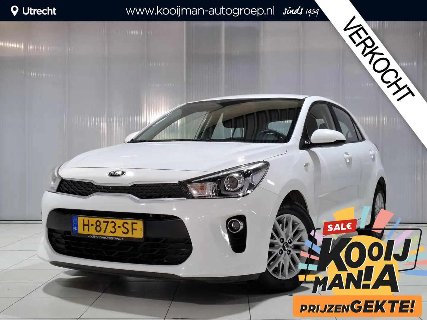 Kia Rio 1.0 TGDI DynamicLine Eerste eigenaar, NL Auto, Dea Blanc - 1