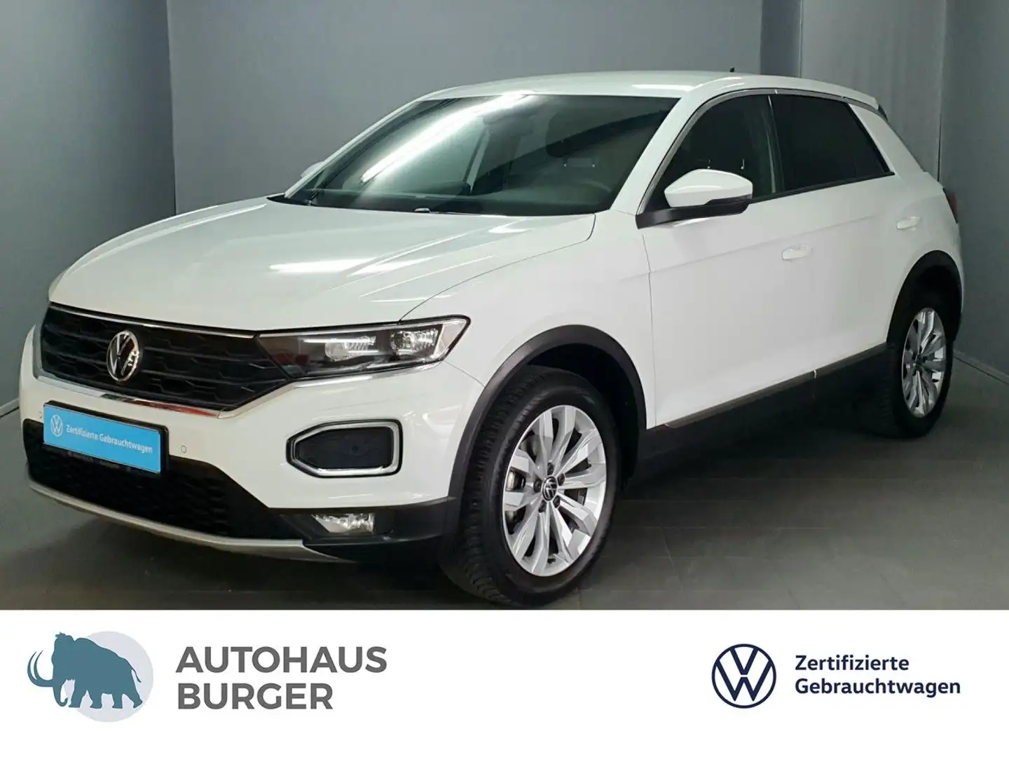 Volkswagen T-Roc sport 1.5TSI ACC/LED/Navi/RFK/AppConnect Weiß - 1