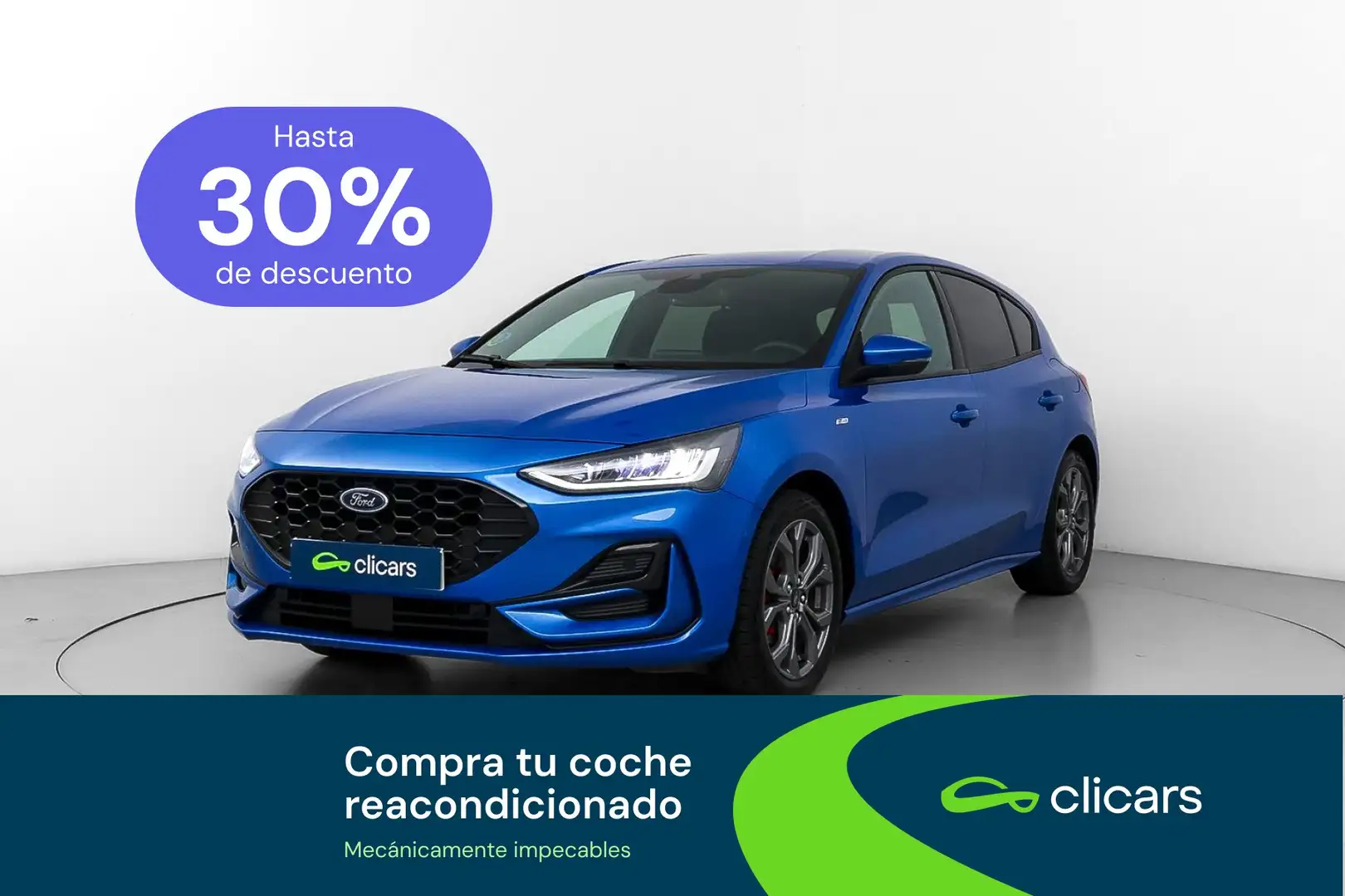 Ford Focus 1.0 Ecoboost MHEV ST-Line 125 Azul - 1