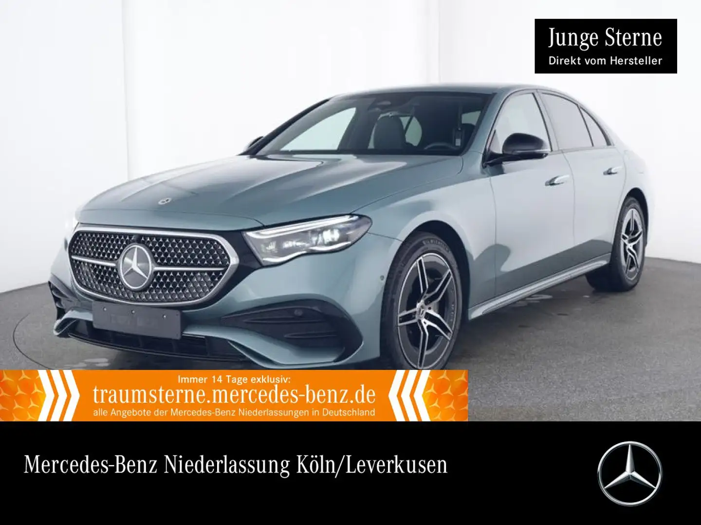Mercedes-Benz E 300 e Hybrid AMG 360° Distr. Night Spurhalt-Ass Zilver - 1