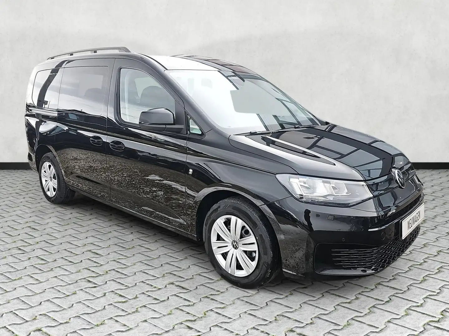 Volkswagen Caddy Maxi Basis 2.0 TDI DSG 7-Sitz Rückfahrkamera AH... Schwarz - 1