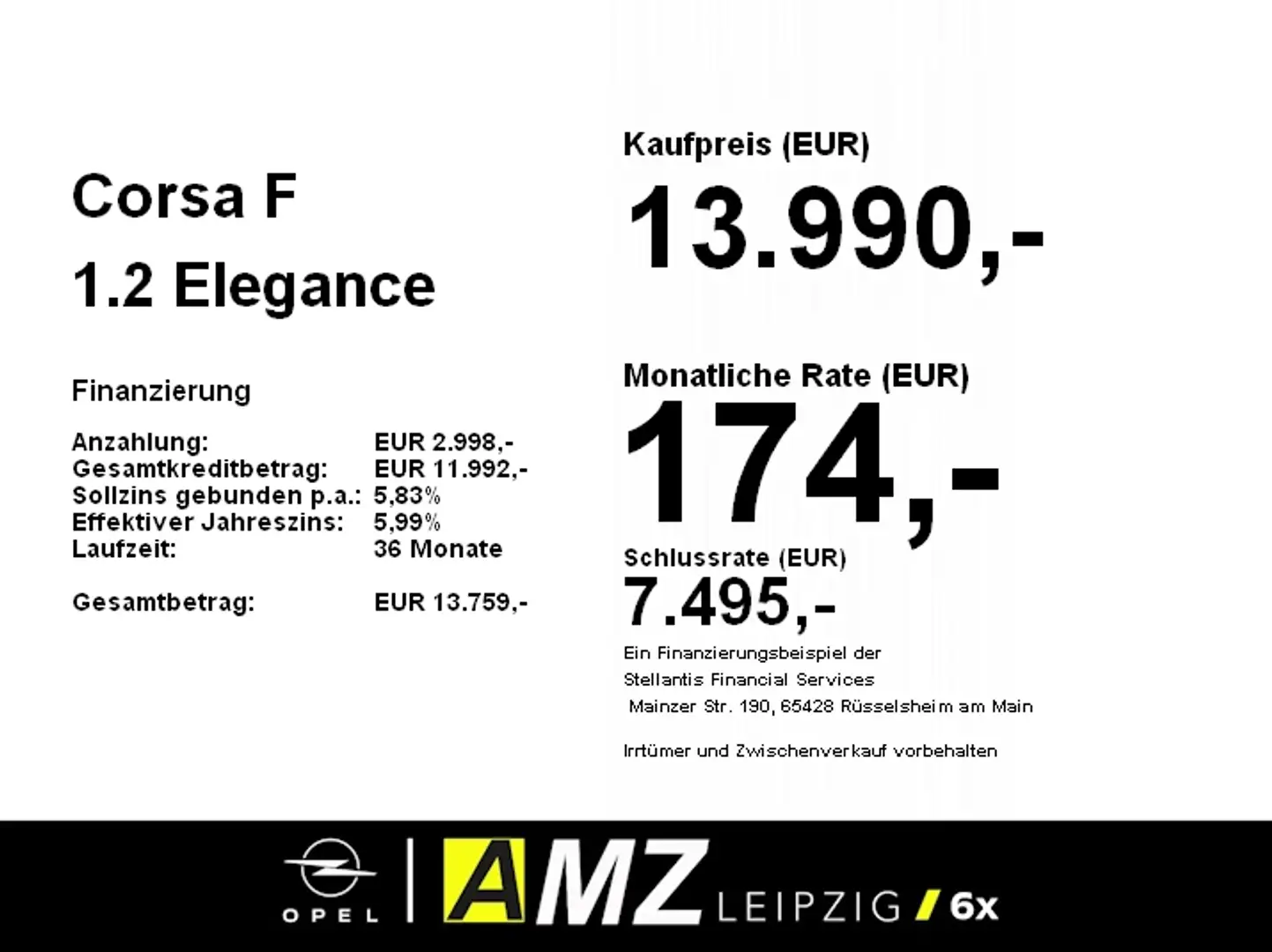 Opel Corsa F 1.2 Elegance *HU/AU neu* Rot - 2