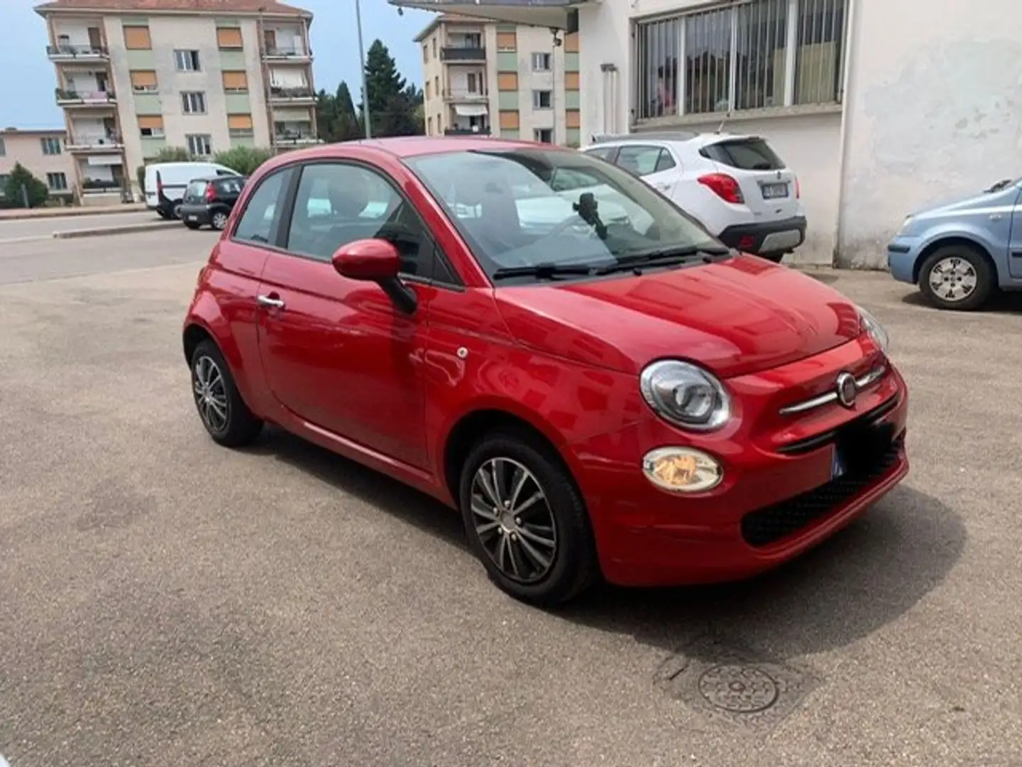 Fiat 500 500 1.2 Lounge 69cv NEOPATENTATI Rosso - 2