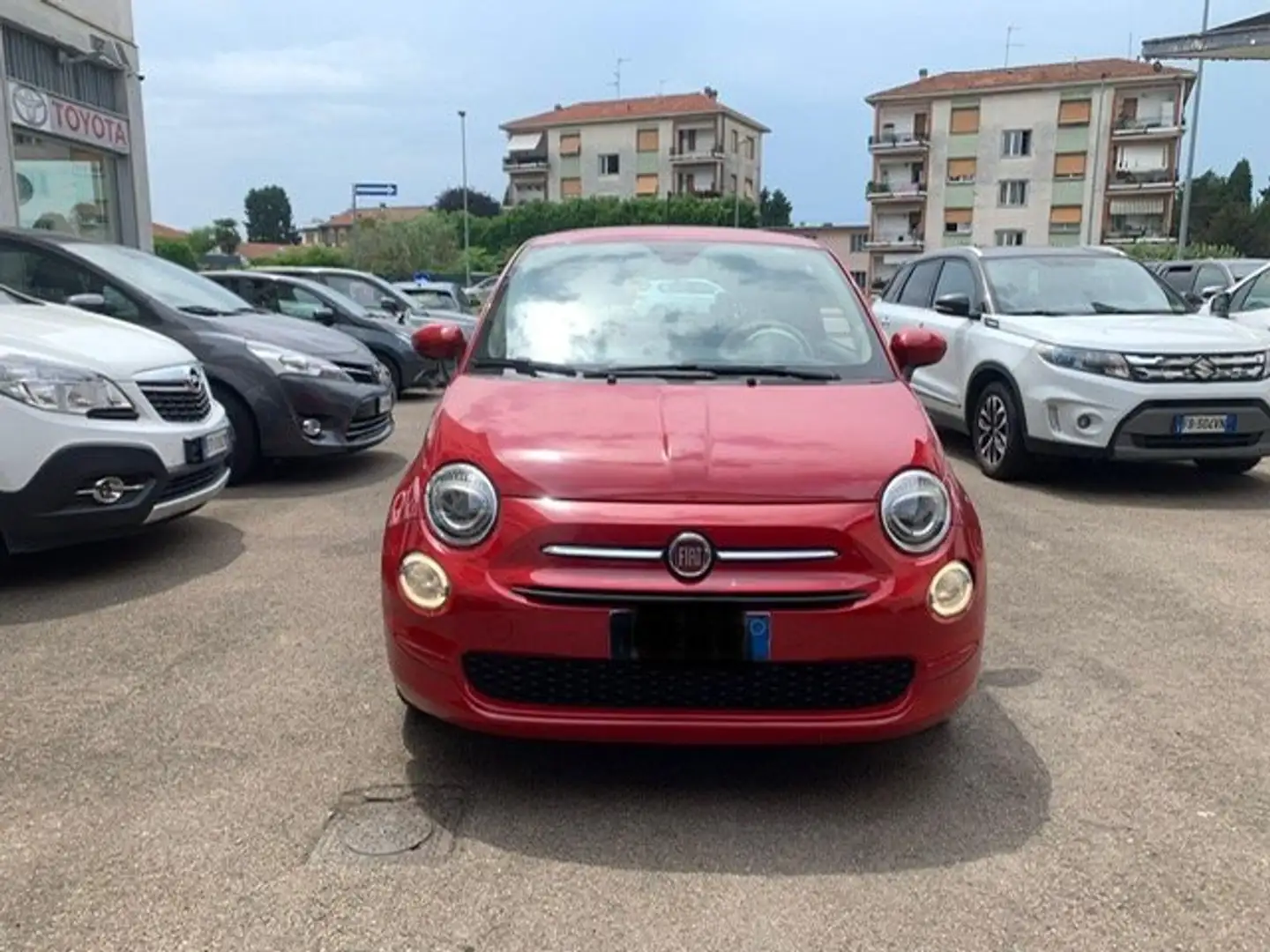 Fiat 500 500 1.2 Lounge 69cv NEOPATENTATI Rosso - 1