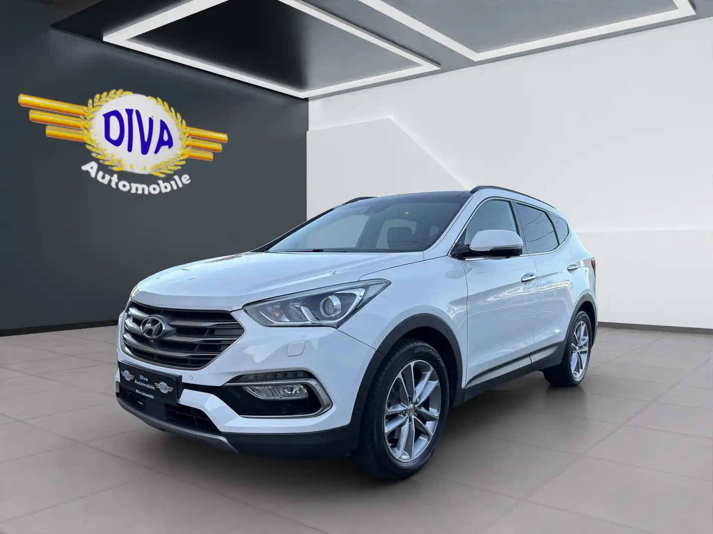 Hyundai SANTA FE blue Premium 4WD 1.Hand Weiß - 1