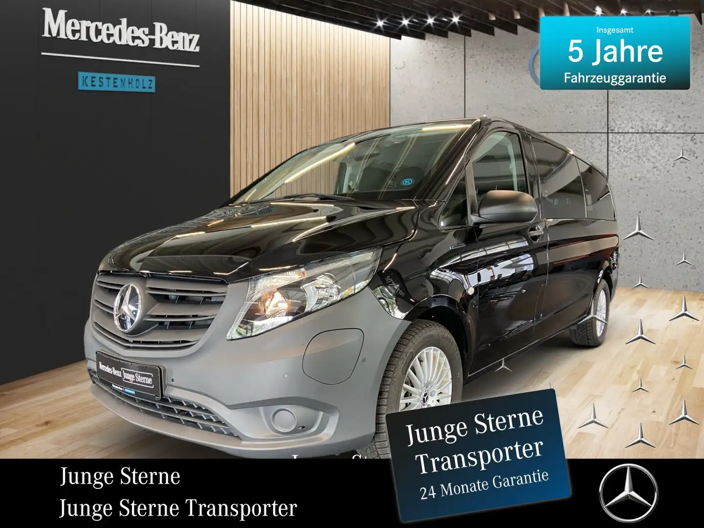 Mercedes-Benz Vito eVito 129 Tourer PRO Extralang *NAVI*KAM*SHZ* Noir - 1