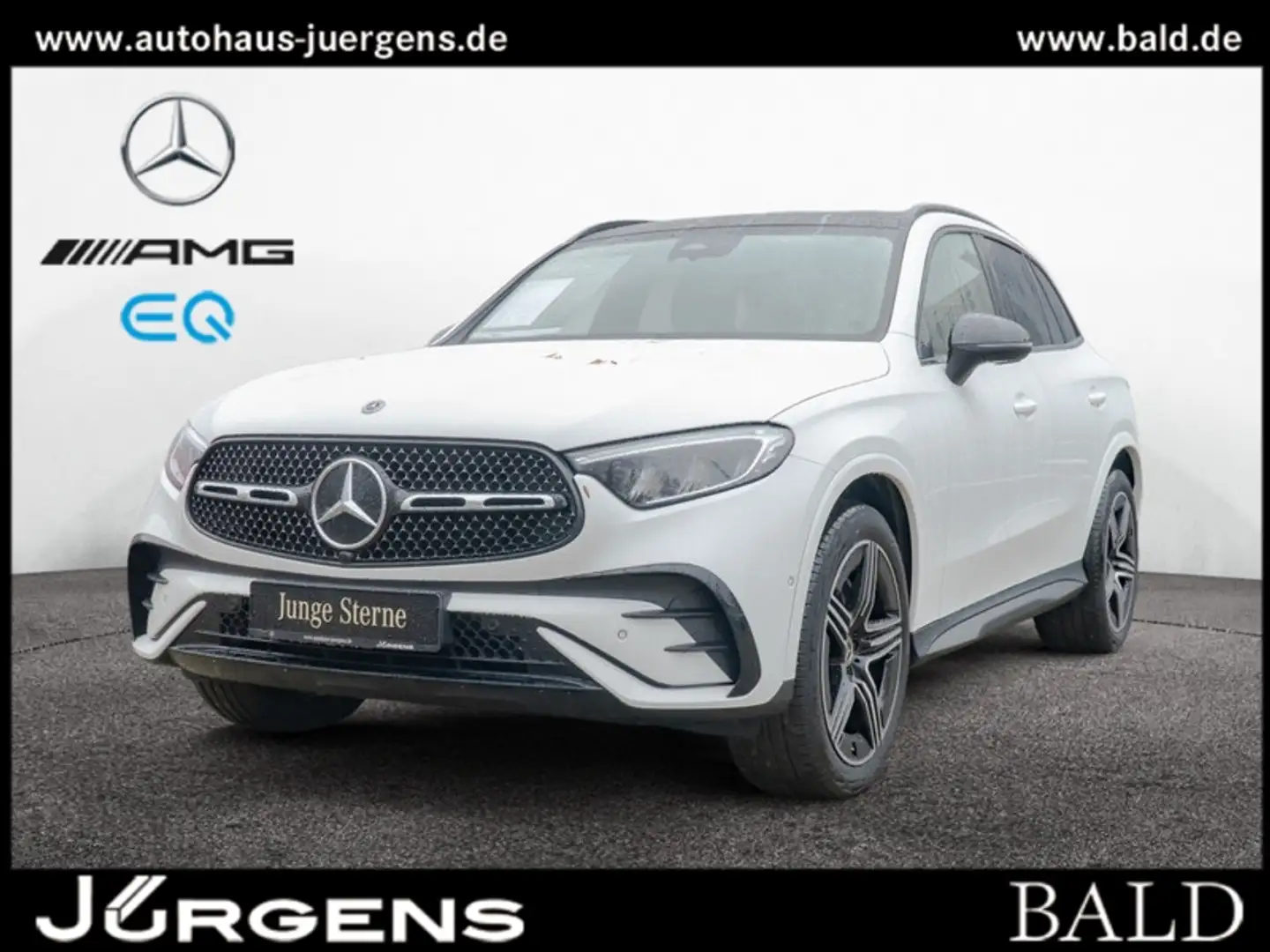 Mercedes-Benz GLC 220 d 4M AMG-Sport/LED/Cam/Pano/AHK/Night/20 Weiß - 1
