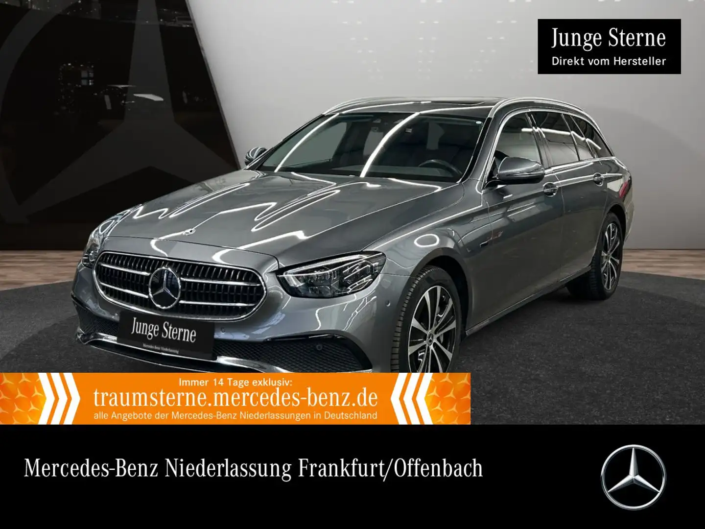 Mercedes-Benz E 300 de T AVANTG+AHK+MULTIBEAM+FAHRASS+KAMERA+9G Grau - 1