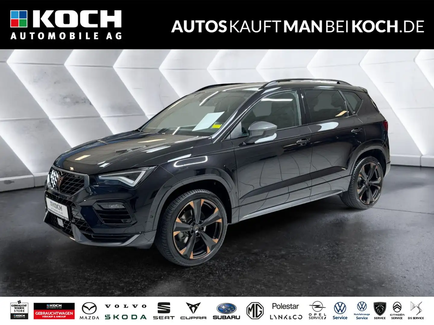 CUPRA Ateca 2.0 TSI DSG 4 Drive LED NAVI ACC AHK Schwarz - 1