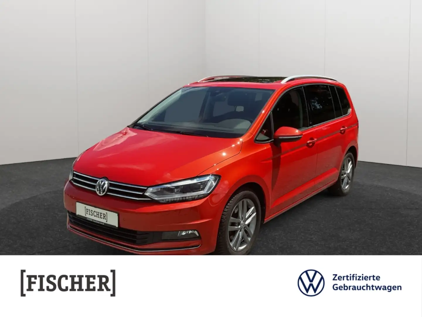 Volkswagen Touran 2.0TDI DSG Sound LED Navi AHK Standheizung ACC Oranj - 1