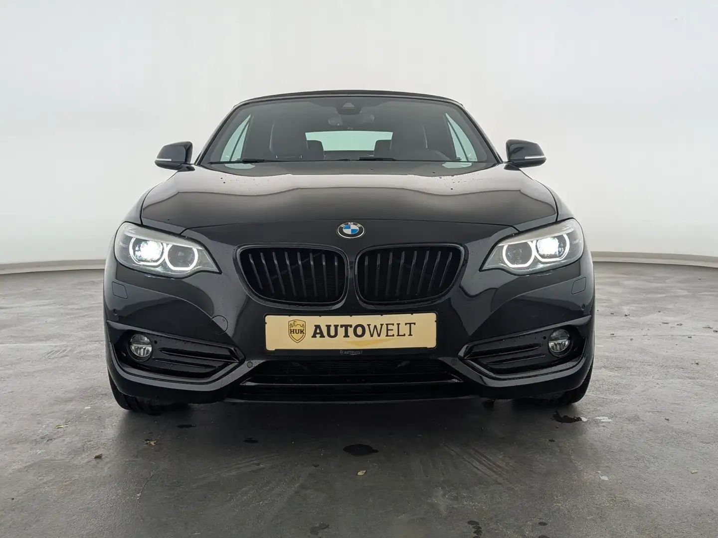 BMW 220 220 i Sport Line (EURO 6d-TEMP) LEDER+LED+NAVI+ BC Schwarz - 2