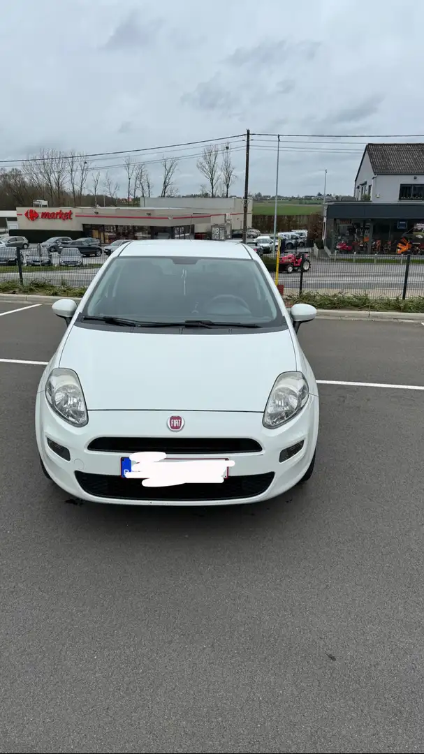 Fiat Punto 1.3 MultiJet Pop Blanc - 1