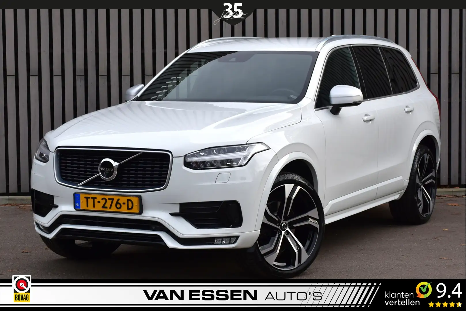 Volvo XC90 2.0 T5 AWD R-Design 7 Persoons Leder Memory 360- C Blanc - 1