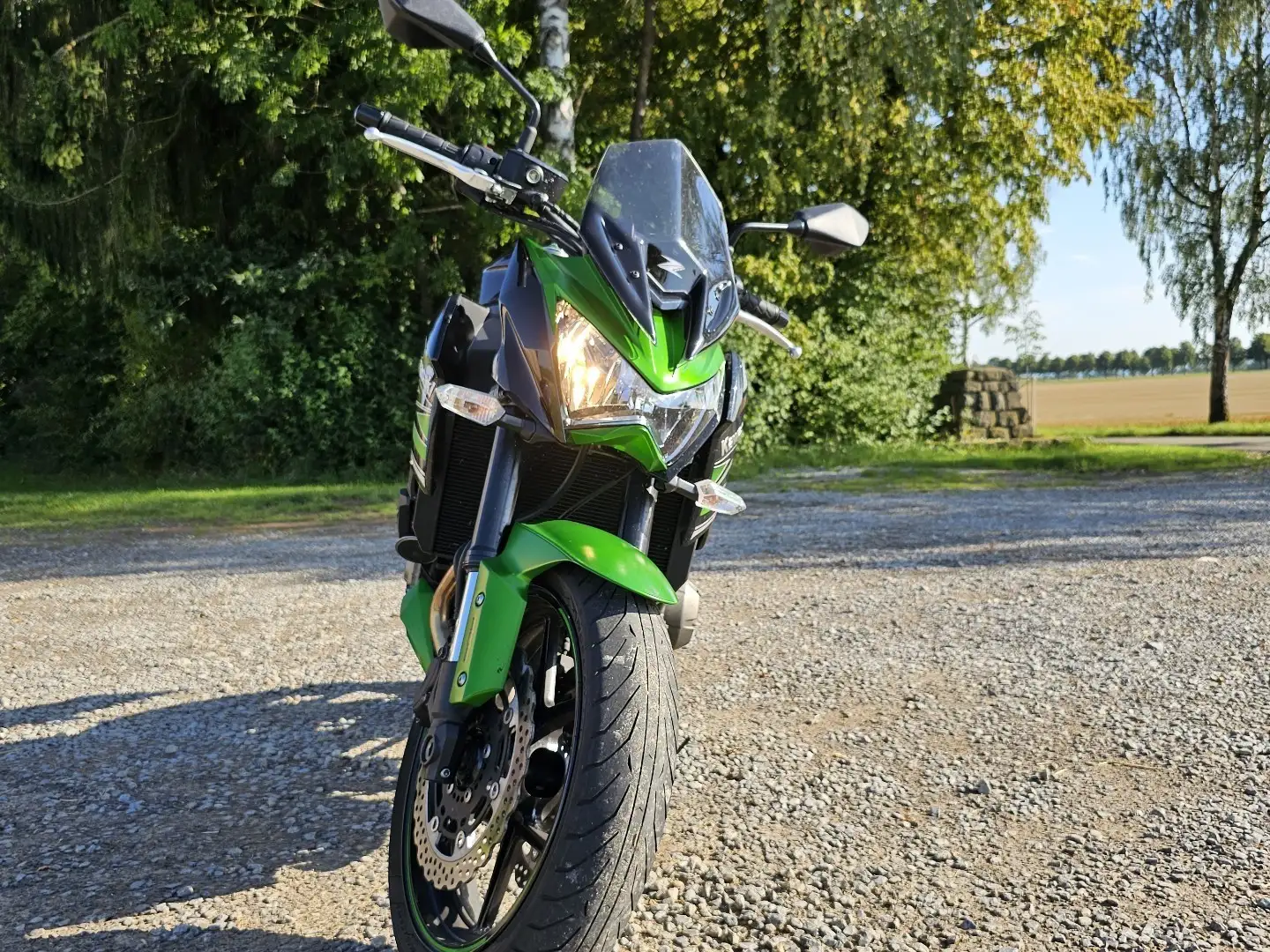 Kawasaki Z 800 zelena - 1