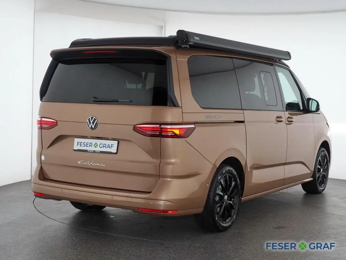 Volkswagen T7 California Beach Camper 110kW Sofort Verfügbar Zwart - 2