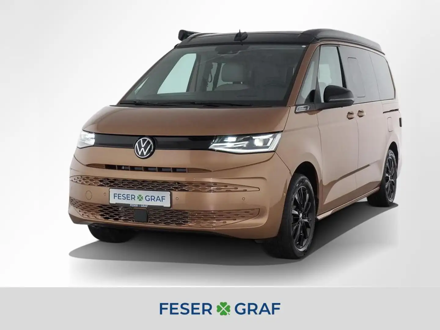 Volkswagen T7 California Beach Camper 110kW Sofort Verfügbar Zwart - 1