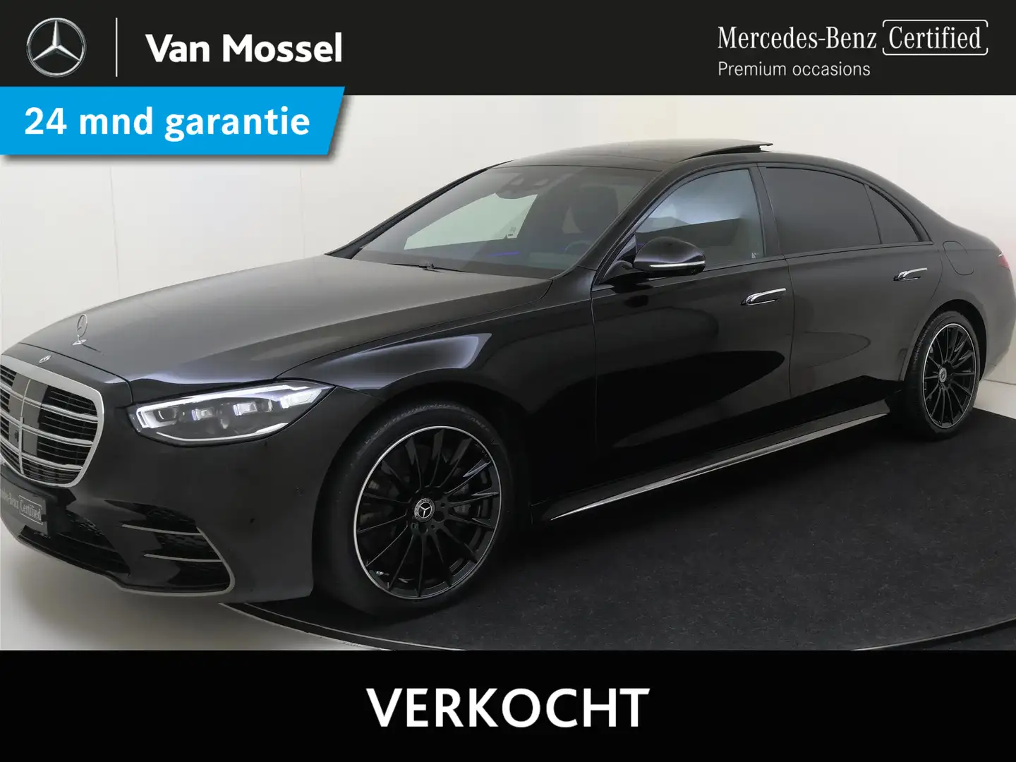 Mercedes-Benz S 580 e 4MATIC Lang AMG Line Panoramadak / Burmester / M Zwart - 1