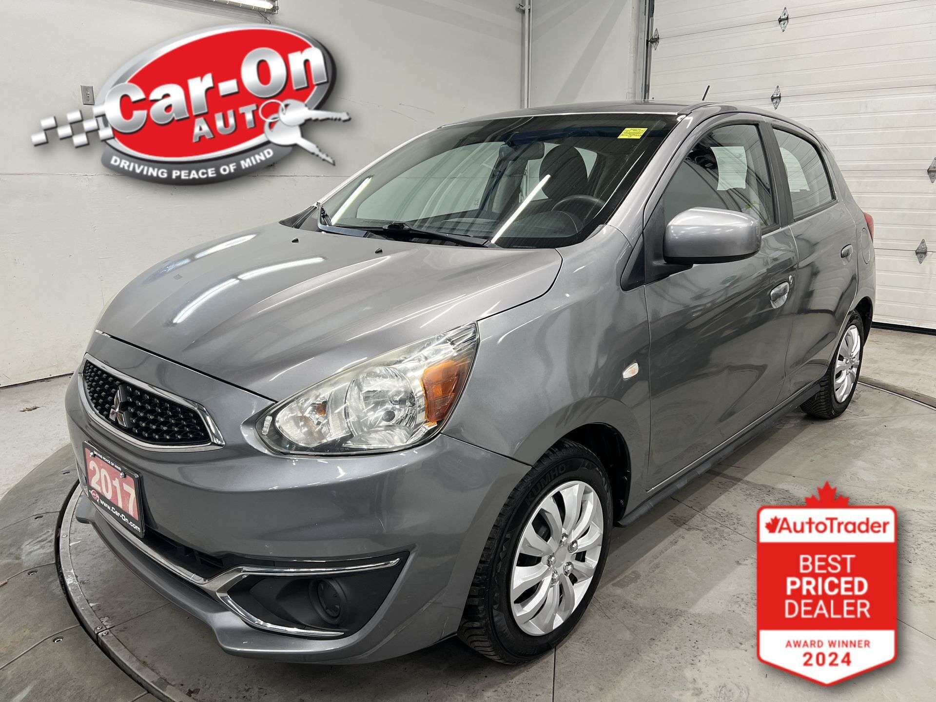 Orange 2017 Mitsubishi Mirage Hatchback Front-Wheel Drive Automatic