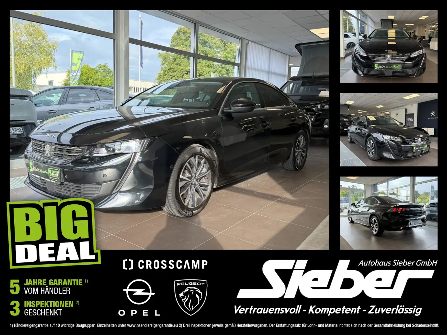 Peugeot 508 Allure Pack Navi*Kamera*Sitzheizung*PDC Nero - 1