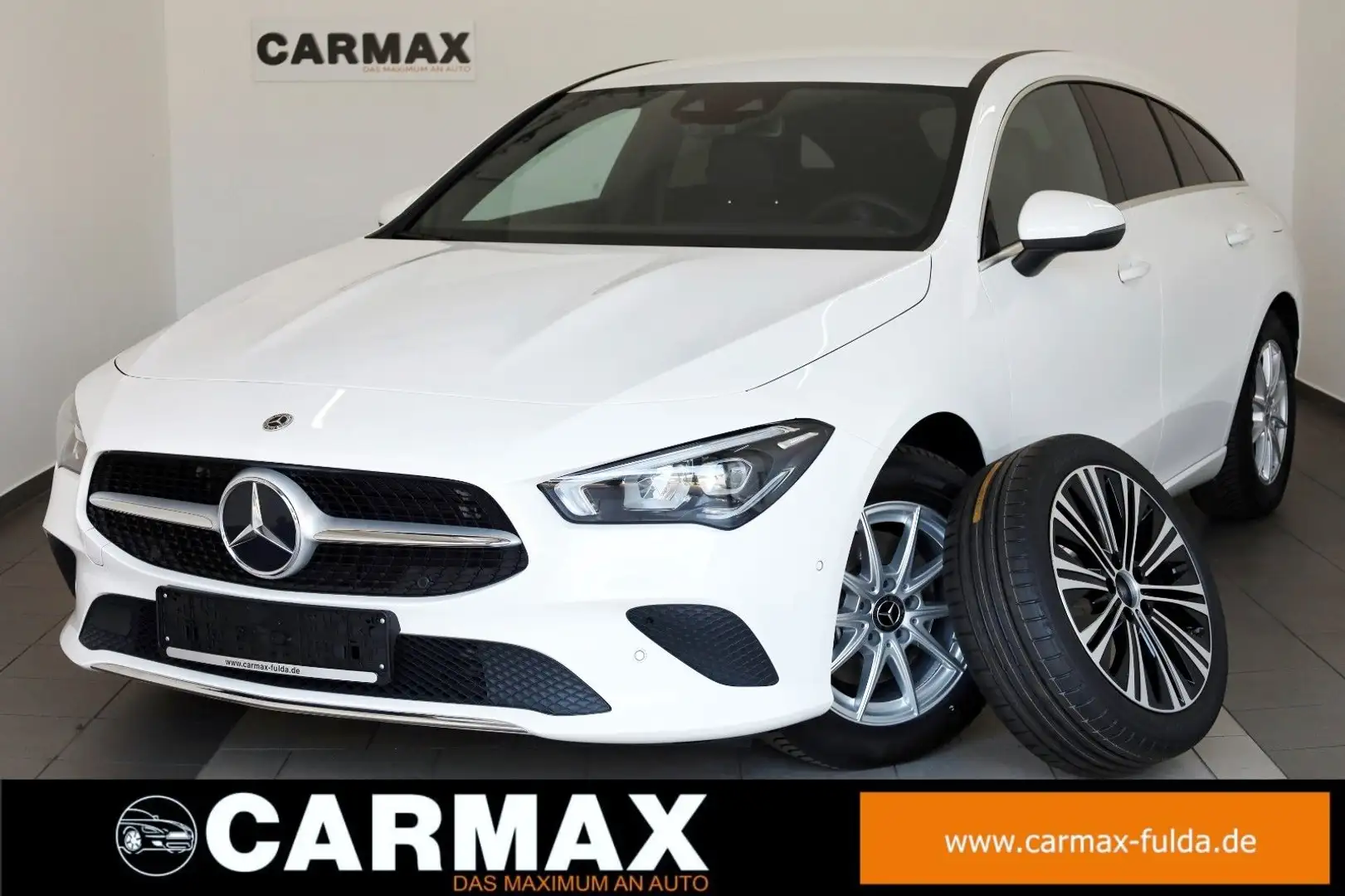 Mercedes-Benz CLA 200 Leder,Navi,LED,SH,Kamera, AHK,SR+WR Weiß - 1