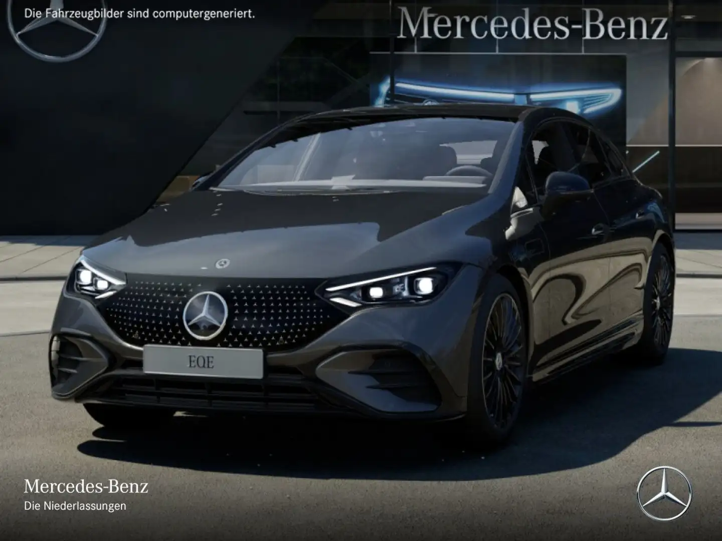 Mercedes-Benz EQE 350 4Matic Sport-AMG Night AMG 21" Distronic Grau - 2