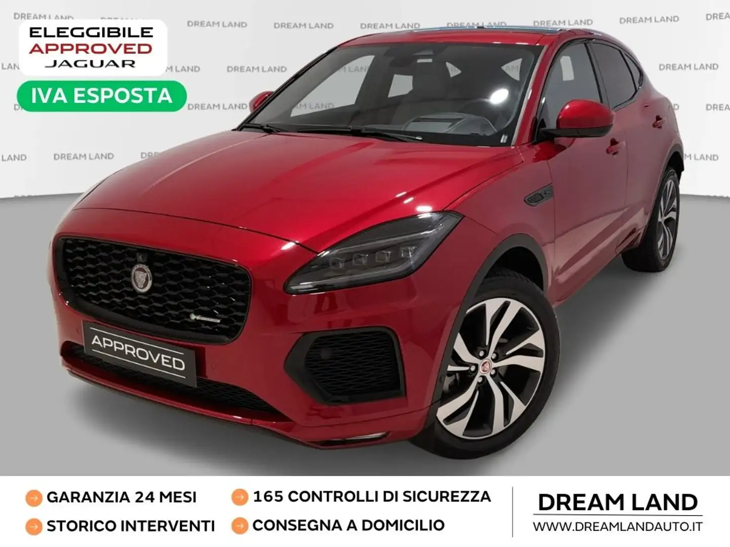 Jaguar E-Pace 1.5 I3 PHEV 300 CV AWD Auto R-Dynamic SE Rosso - 1
