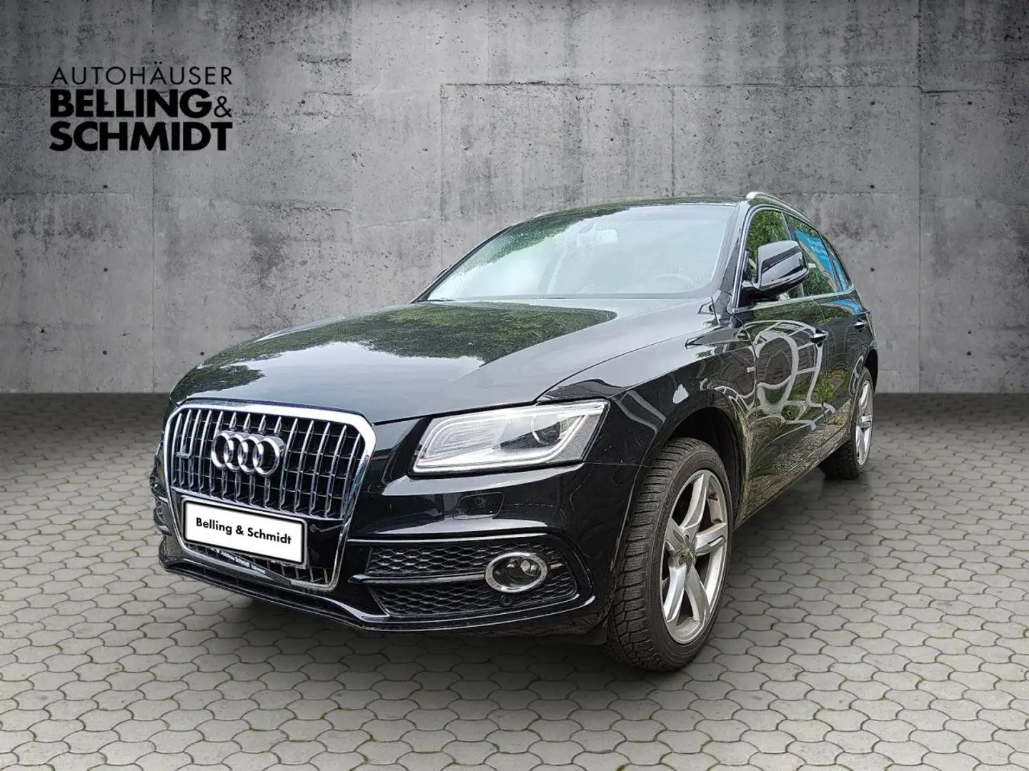 Audi Q5 2.0TDI quattro S-Line Navi Xenon AHK Bluetooth Schwarz - 1
