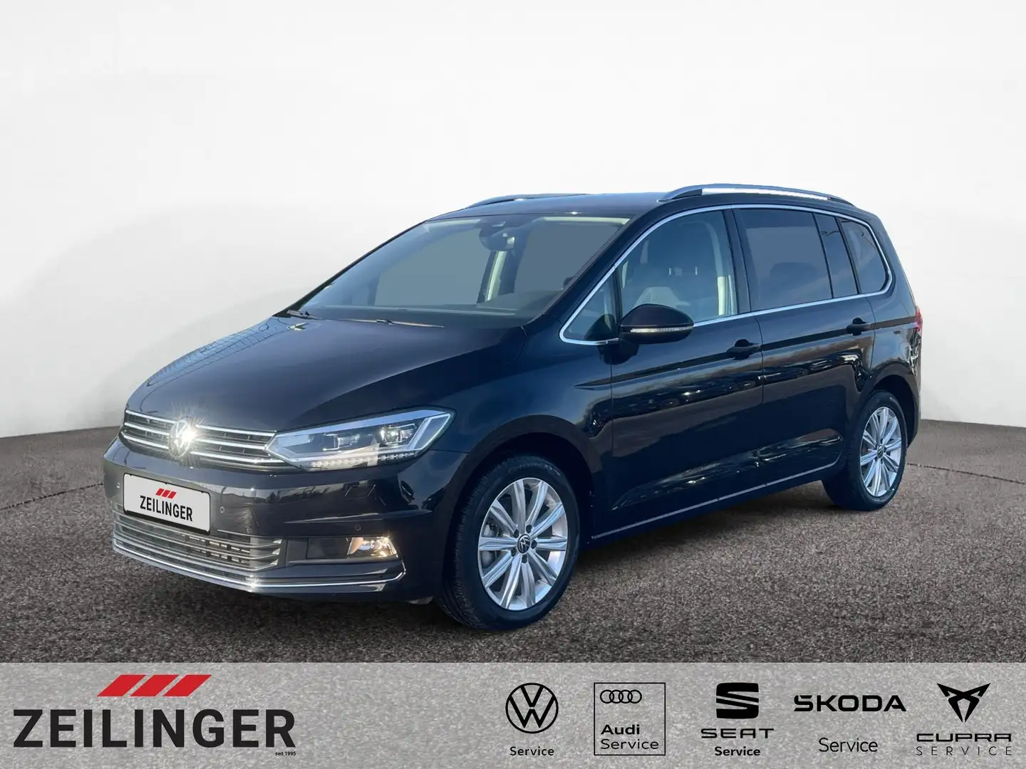 Volkswagen Touran Highline TDI DSG|7-SITZE|AHK|eHECK|NAVI| Schwarz - 1