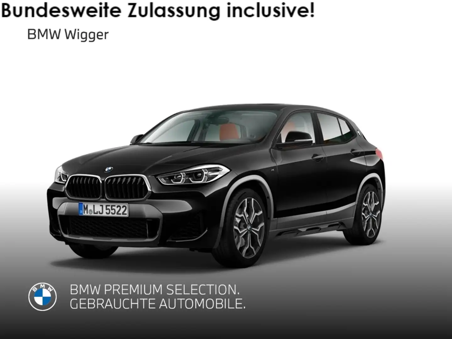 BMW X2 sDrive20i M Sport X/HUD/Panorama/Navi/Sound Schwarz - 1